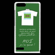 Coque Huawei Ascend G6 Moi je l'ai épousé Bonus offensif-défensif Vert