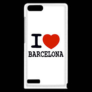 Coque Huawei Ascend G6 I love Barcelona