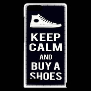Coque Huawei Ascend G6 Keep Calm Buy Shoes Noir