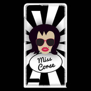 Coque Huawei Ascend G6 Miss Corse Brune