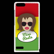 Coque Huawei Ascend G6 Miss Rasta Chatain