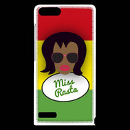 Coque Huawei Ascend G6 Miss Rasta Black