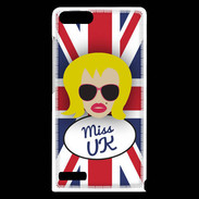 Coque Huawei Ascend G6 Miss UK Blonde