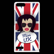 Coque Huawei Ascend G6 Miss UK Brune