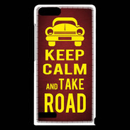 Coque Huawei Ascend G6 Keep Calm and Take o road 2 Rouge