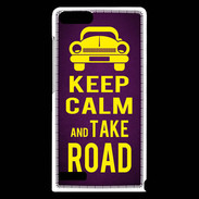 Coque Huawei Ascend G6 Keep Calm and Take o road 2 Violet