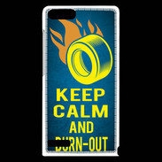 Coque Huawei Ascend G6 Keep Calm and Burn Out Bleu