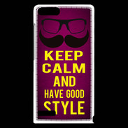 Coque Huawei Ascend G6 Keep Calm and Have a good Style Rose