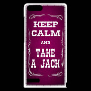 Coque Huawei Ascend G6 Keep Calm and Take Jack Rose