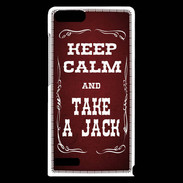 Coque Huawei Ascend G6 Keep Calm and Take Jack Rouge
