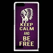 Coque Huawei Ascend G6 Keep Calm and Be Free Violet