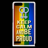 Coque Huawei Ascend G6 Keep Calm and Be proud Women Gay