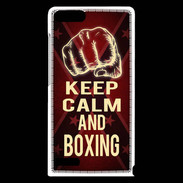 Coque Huawei Ascend G6 Keep Calm and Boxing Rouge