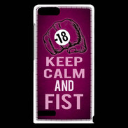 Coque Huawei Ascend G6 Keep Calm and Fist Rose