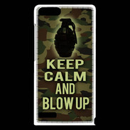 Coque Huawei Ascend G6 Keep Calm and Grenade Camouflage