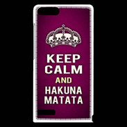 Coque Huawei Ascend G6 Keep Calm and Hakuna Matata rose