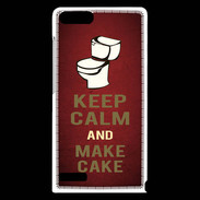 Coque Huawei Ascend G6 Keep Calm and Make cake Rouge