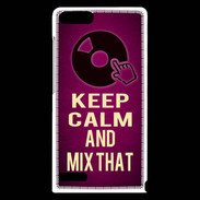 Coque Huawei Ascend G6 Keep Calm and Mix That Rose