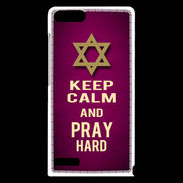 Coque Huawei Ascend G6 Keep Calm and Pray jewish Rose