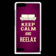 Coque Huawei Ascend G6 Keep Calm and Reelax Rose
