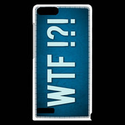 Coque Huawei Ascend G6 WTF bleu ZG
