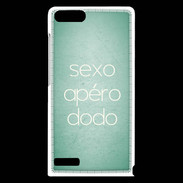Coque Huawei Ascend G6 Sexo Apéro Dodo vert ZG