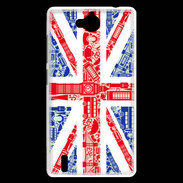 Coque Huawei Ascend G740 Angleterre sur Drapeau 1