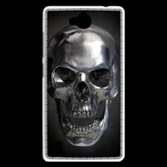 Coque Huawei Ascend G740 Tête de mort en métal