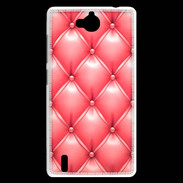 Coque Huawei Ascend G740 Capitonnage Rose