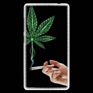 Coque Huawei Ascend G740 Fumeur de cannabis