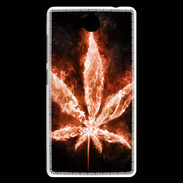 Coque Huawei Ascend G740 Cannabis en feu
