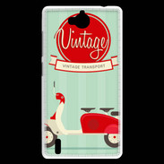 Coque Huawei Ascend G740 Scooter Vintage