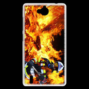 Coque Huawei Ascend G740 Pompier soldat du feu