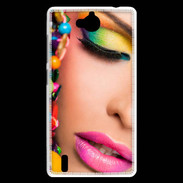 Coque Huawei Ascend G740 Joli maquillage 5