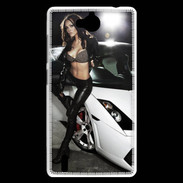 Coque Huawei Ascend G740 Voiture et charme