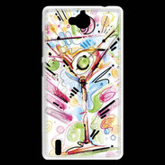 Coque Huawei Ascend G740 cocktail en dessin