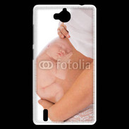 Coque Huawei Ascend G740 Femme enceinte avec bébé dans le ventre
