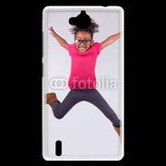 Coque Huawei Ascend G740 Jeune fille africaine joyeuse