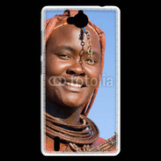 Coque Huawei Ascend G740 Femme tribu afrique