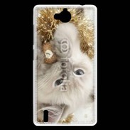 Coque Huawei Ascend G740 Chat Noël