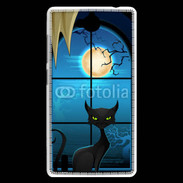 Coque Huawei Ascend G740 Chat noir