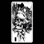 Coque Huawei Ascend G740 Tête de mort Vie de Pirates