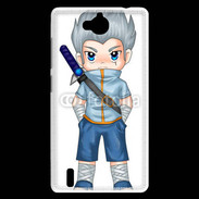 Coque Huawei Ascend G740 Chibi style illustration of a superhero 2