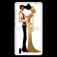 Coque Huawei Ascend G740 Couple glamour dessin