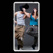 Coque Huawei Ascend G740 Couple street dance