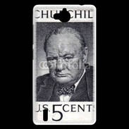Coque Huawei Ascend G740 Timbre Churchill USA 
