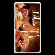 Coque Huawei Ascend G740 Fromage, charcuterie et vin 2