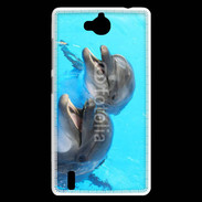 Coque Huawei Ascend G740 Duo de dauphins