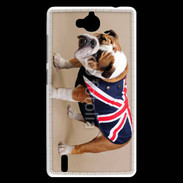 Coque Huawei Ascend G740 Bulldog anglais en tenue