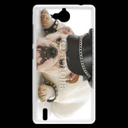Coque Huawei Ascend G740 Bulldog village people